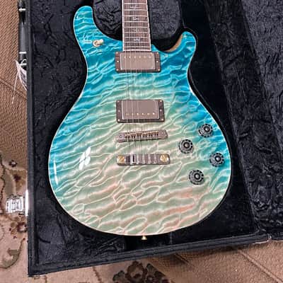 2024 Paul Reed Smith PRS McCarty 594 Private Stock 11482 One Piece Quilt Top Bahama Blue Dragons Breath image 5