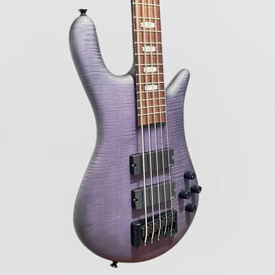 Spector Euro 5 LX 5 String Neck Through Electric Bass Guitar - Nightshade Matte image 2