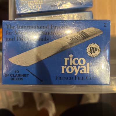 Rico Rico Royal 10 Bb clarinet reeds #2 2025 - Wood image 1