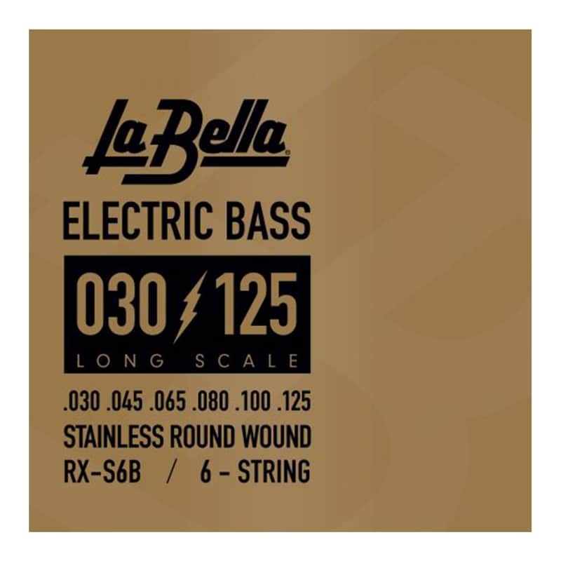 Used La Bella RX-S6B Stainless Round Wound Bass Strings image 1