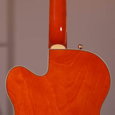 Gretsch Synchromatic Nashville Hollow Body - Ebony Fingerboard, 50's Orange Stain image 12