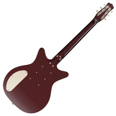 Danelectro TRIPLE DIVINE - DKBU Double Cutaway Shorthorn Shape Semi-Hollow Body C Shape Neck 6-String Electric Guitar image 2