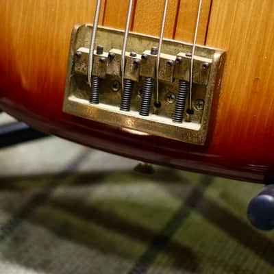 Fernandes FPM-70 Neck-Through Precision Bass; Burst; Amazing woods! image 6