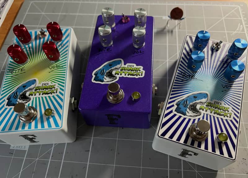 Freakshow Effects Shark Attack! Mammoth clone Bass/Guitar Fuzz NEW VERSION 2!!! image 1