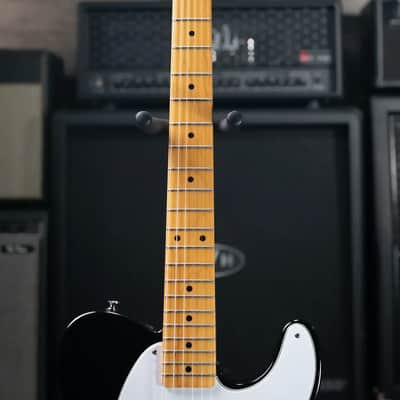 Fender Telecaster Black with MIJ Neck, Upgraded TV Jones Pickups, and Hardshell Case - Used image 5