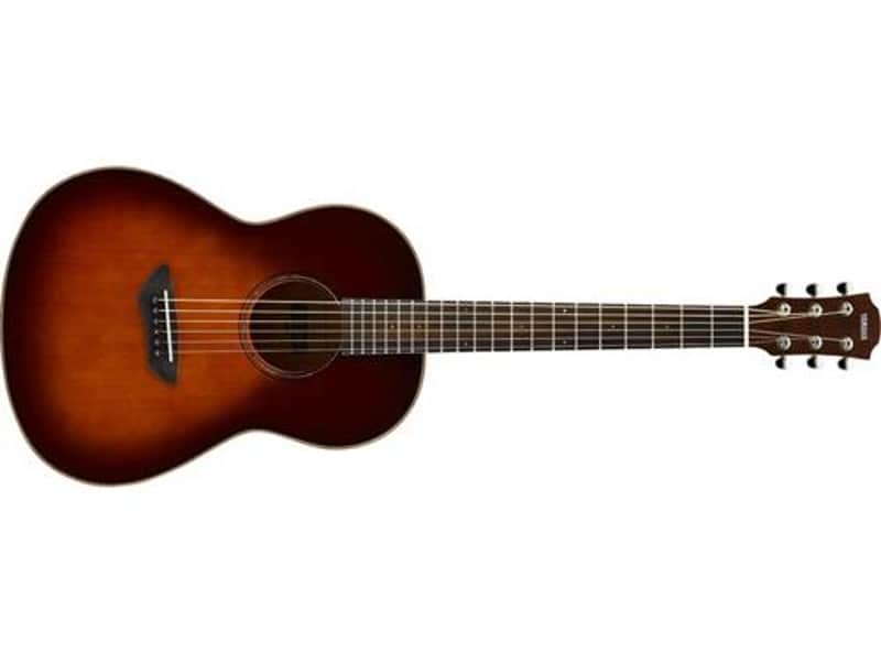CSF3M All Solid Parlor Acoustic Electric Guitar Tobacco Sunburst image 1