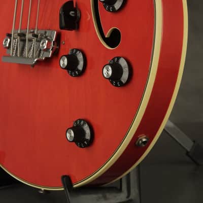 RARE 1975 Ibanez "lawsuit" era EB-2D copy HOLLOW BODY bass made in Japan image 9