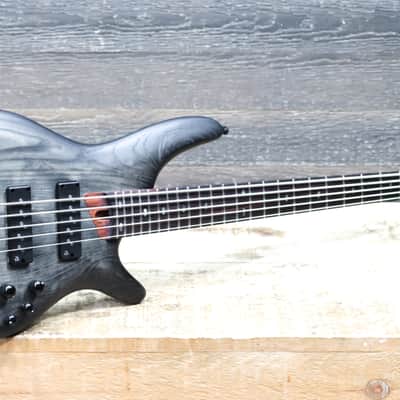 Ibanez SR605E Standard Black Stained Burst Nordstrand Big Break Pickups Electric Bass image 10