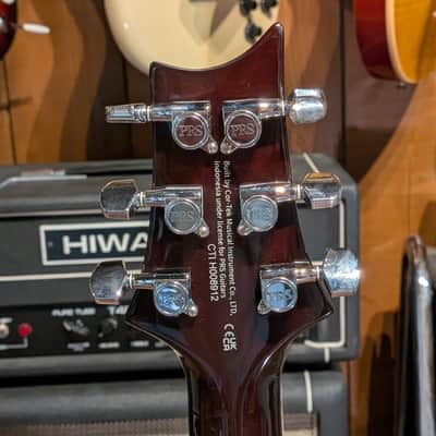 PRS SE Custom 24 Semi-Hollow Piezo 2025 - Present - Orange Tiger Smokeburst image 8