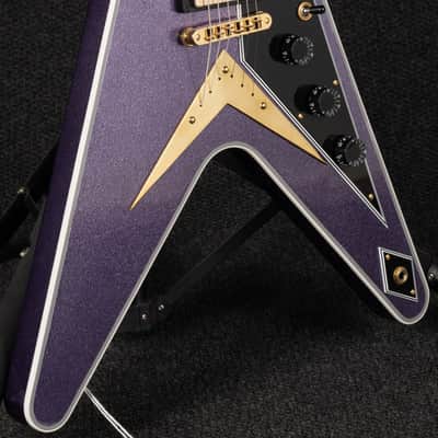 Gibson Custom Shop Flying V Custom - Purple Sparkle image 9