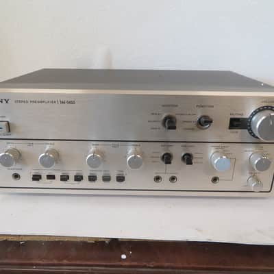 Sony TAE 5450 Pre Amplifier mid 1970's - silver faceplate image 1