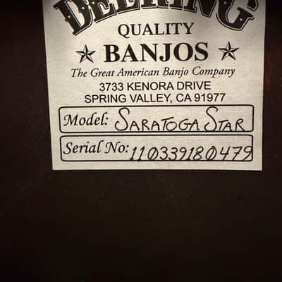 Deering Tenbrooks Saratoga Star Banjo image 10