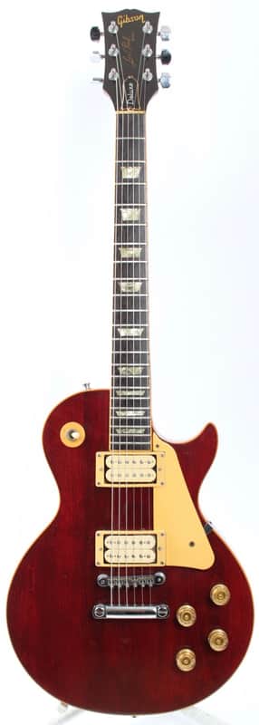 1976 Gibson Les Paul Deluxe Standard Conversion wine red image 1