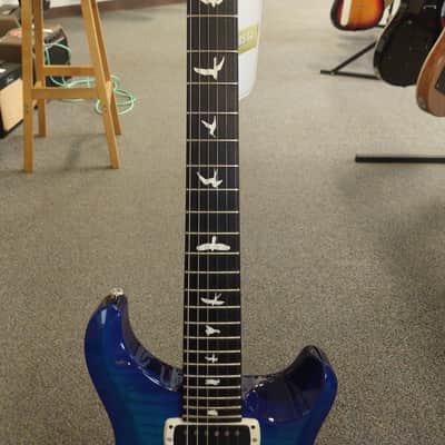 New PRS Paul Reed Smith S2 Custom 24-08 Electric Guitar - Lake Blue with PRS Premium Gigbag image 4