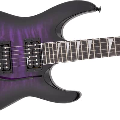 Jackson JS32Q Dinky Arch Top Transparent Purpleburst Electric Guitar image 6