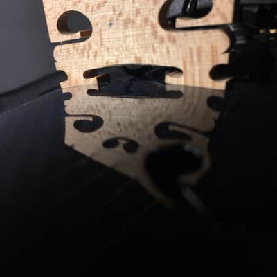 5-String Acoustic Electric Glasser Carbon Compsite Violin, Dark Blue image 5