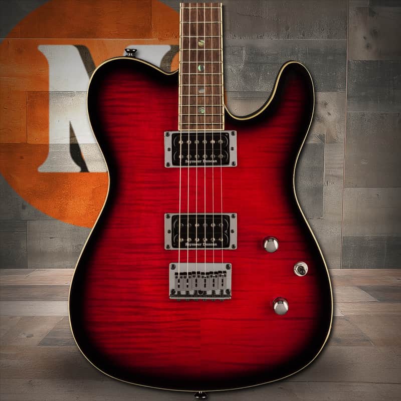 Fender Special Edition Custom Telecaster FMT HH, Laurel Fingerboard - Black Cherry Burst image 1