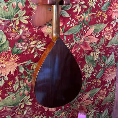 1920 George La Foley Flat Back Mandolin with Mother Of Pearl Scratchplate image 4