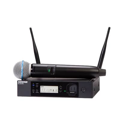 Shure GLXD24R+B58 Wireless Rack System with BETA58A Microphone image 1