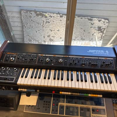 Roland Jupiter 4 49-Key Synthesizer 1978 - 1982 - Black image 4