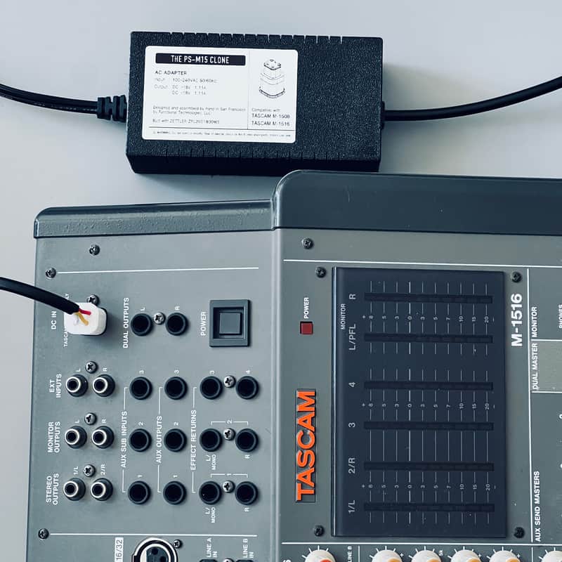 The PS-M15 Clone - New Power Supply For TASCAM M-1508 and M-1516 Mixers image 1