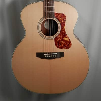 Guild F-240E Natural Satin Jumbo Acoustic Electric Guitar image 1