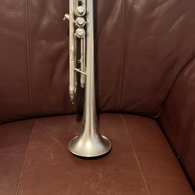 Reynolds Regent (Ohio Band Instruments) (1940s) Bb Trumpet SN 13498 (silver) (rare) image 12