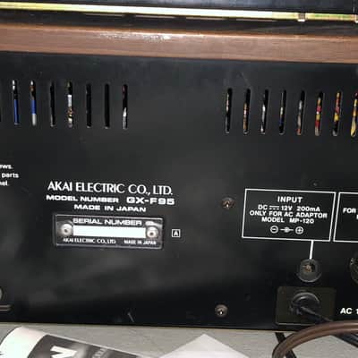 Akai GX-F95 Cassette Deck 79-80’s Silver image 3