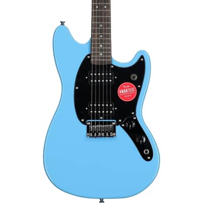 Squier Sonic Mustang HH Electric Guitar, Laurel Fingerboard, California Blue image 7