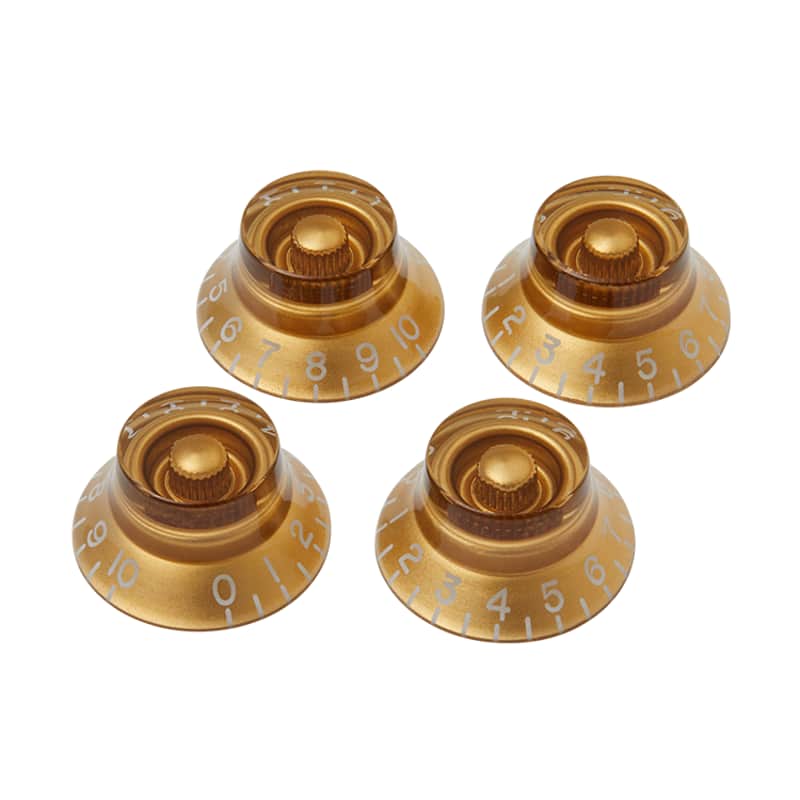 Gibson PRHK-020 Top Hat Knobs Gold image 1