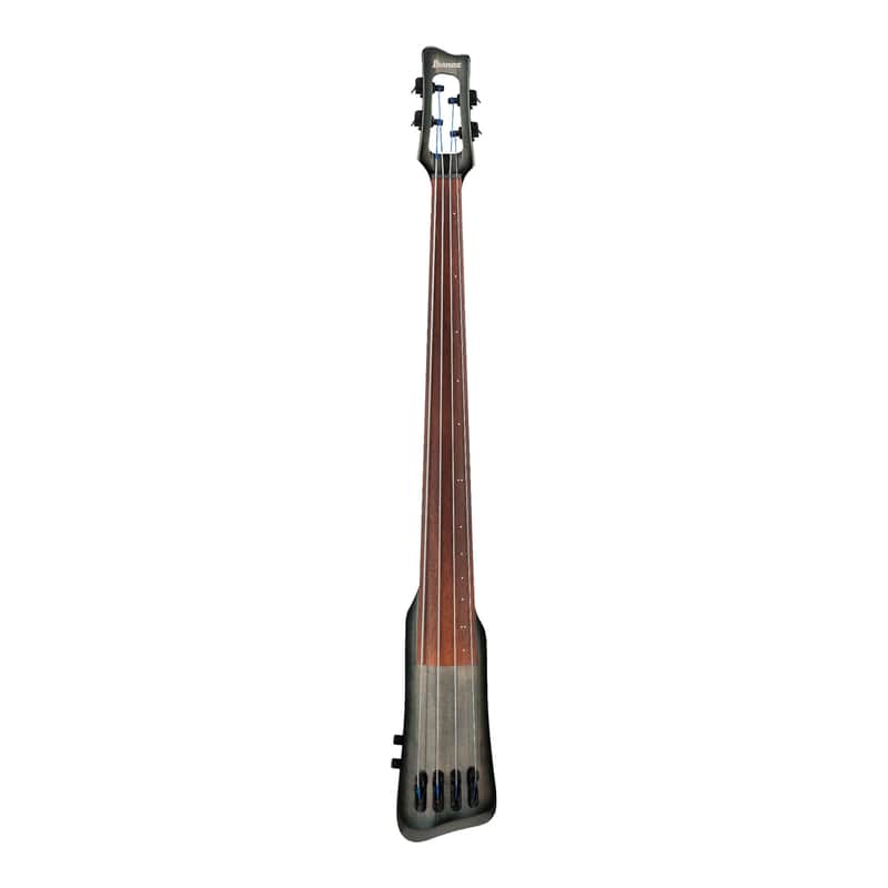 Ibanez UB804BUL UB Upright 4str Bass w/Bag - Black Ice Burst Low Gloss image 1