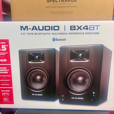M-Audio BX4 BT Bluetooth 120-Watt Multimedia Bluetooth Reference Studio Monitors (Pair) 1 Year Manufacture Warranty! image 1