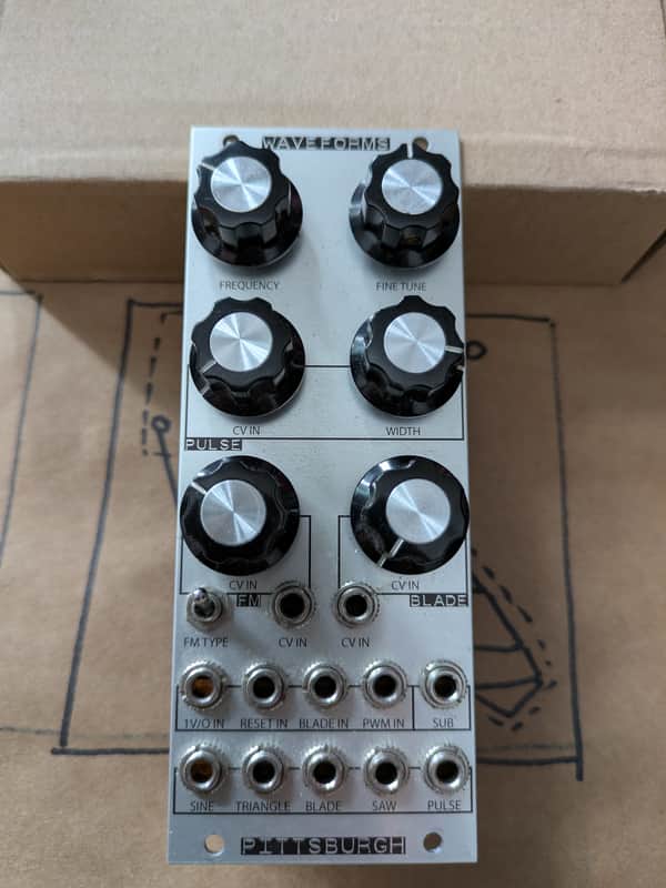 Pittsburgh Modular Waveforms Oscillator Module 2010s - Silver image 1