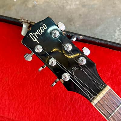 Greco LJ-600 Les Paul Singlecut special c 1975 - Wine red oxblood original vintage MIJ Japan Fujigen image 3