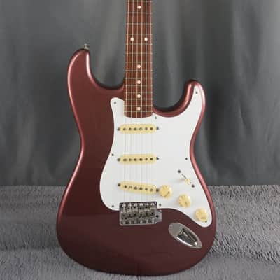 Fender ST62-80TX 04-05 - Burgundy Mist Japan - Matching Headstock image 2