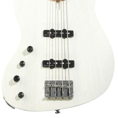 Sire Marcus Miller V6 4-string Left-handed Electric Bass Guitar - Antique White image 1