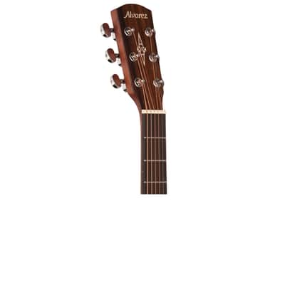 Alvarez AD66CESHB Dreadnought Acoustic Electric Guitar Shadowburst image 4