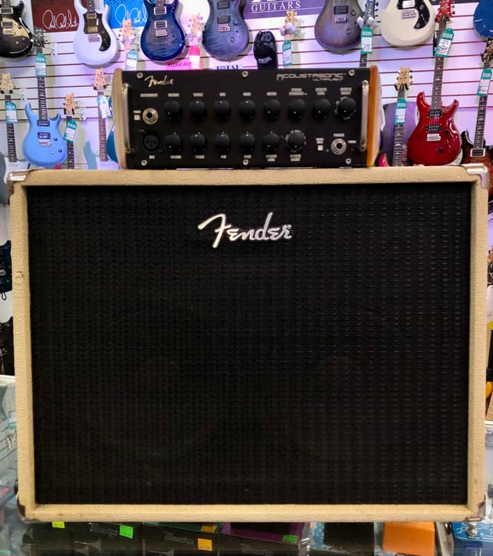 Fender Acoustasonic Ultralight Stereo 2x125 Watt Amp & 2x8” Stereo Cab - Pre Owned image 1