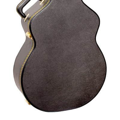 MBT MBTJUGCWBK Wooden Jumbo Guitar Case Black (MBTJUGCWBK-U) image 2