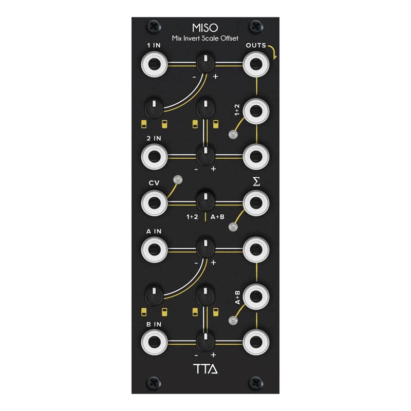 Tiptop Audio Miso Eurorack CV Utility Module (Black) image 1