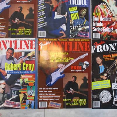 Fender Frontline Back Issues 1990's + Case Candy tags etc. image 4