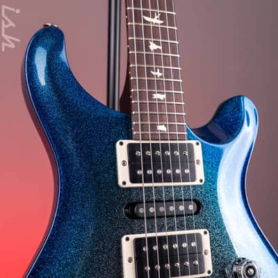 PRS CE 24 Special Blue Burst Holoflake Sprayer's Choice w/ Black Satin Neck image 4