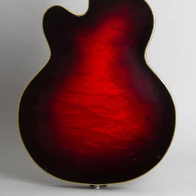 Mosrite  /Gretsch Country Gentleman Custom Thinline Hollow Body Electric Guitar,  c. 1959, period black hard shell case. image 4
