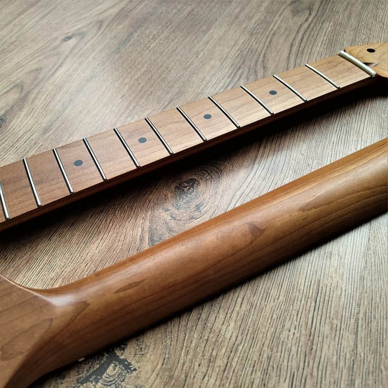 T-Style Compatible Roasted Maple Pro Guitar Neck Satin 22 Fret image 1