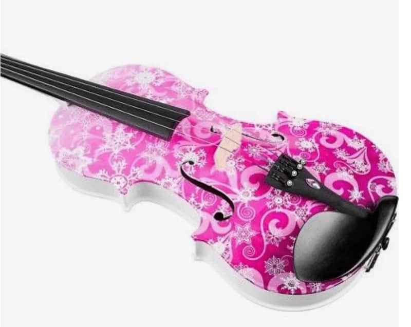 Snowflake Pink 1/4 Violin Outfit image 1