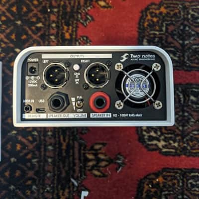 Two Notes Torpedo Captor X 8ohm Stereo Reactive Load Box / Attenuator 2020 - White image 3