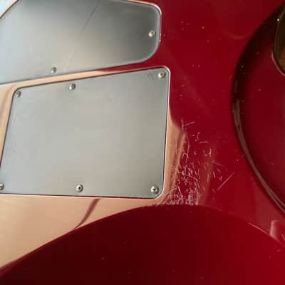 Jackson DK2 FS (Firestorm) Dinky, HSS, Made in Japan, See Through Red image 15