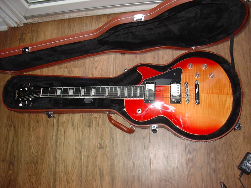 Epiphone Les Paul Modern Cherry Burst Figured FADE w/ CASE ! image 1