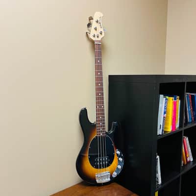 Ernie Ball Music Man StingRay 4-string Electric Bass Guitar - Vintage Sunburst image 2