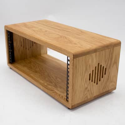 Gould Case Works - 19" rack case - 4u 25cm depth - Solid white oak image 4